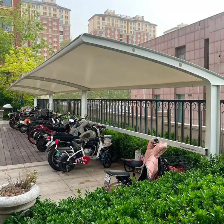 仁化县膜结构电动车棚